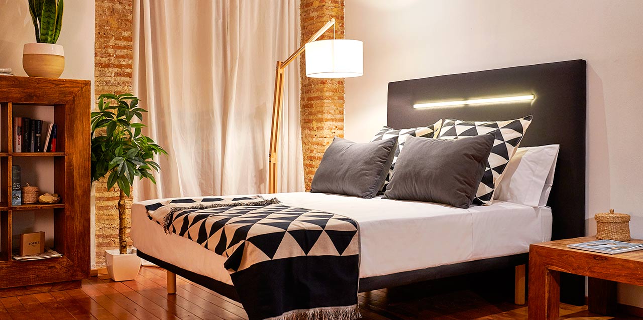 cama con luz diurna cama con luz diurna