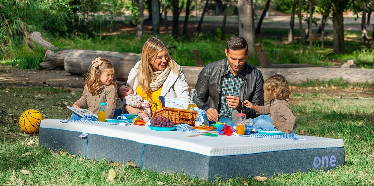 picnic familiar en colchon