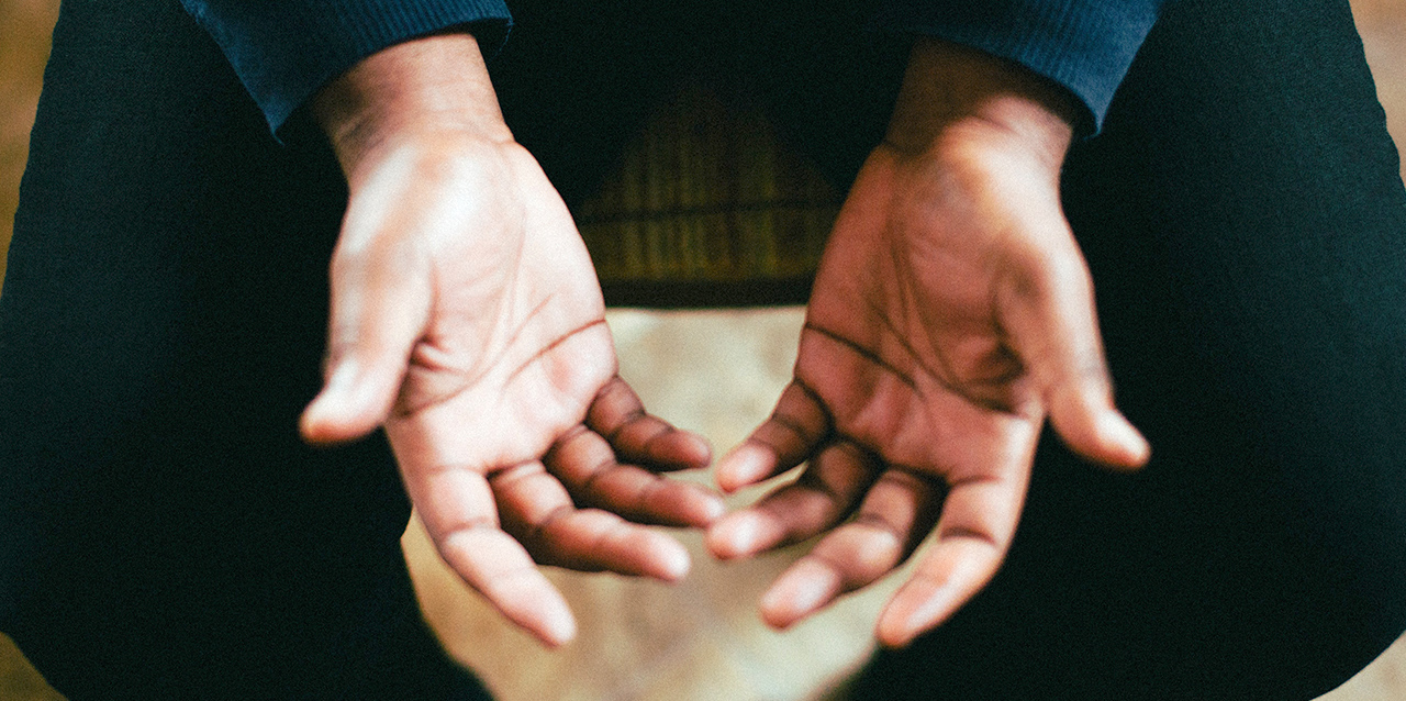 palmas das mãos
